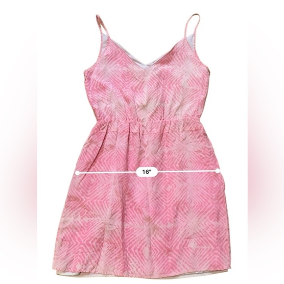 Amanda Uprichard Print Silk V-neck Spaghetti Strap Mini Dress - Picture 10 of 11